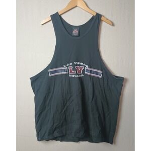 Vintage Düdäng Las Vegas Tank Top Sleeveless Graphic Tee Nevada Size 2XL N‎